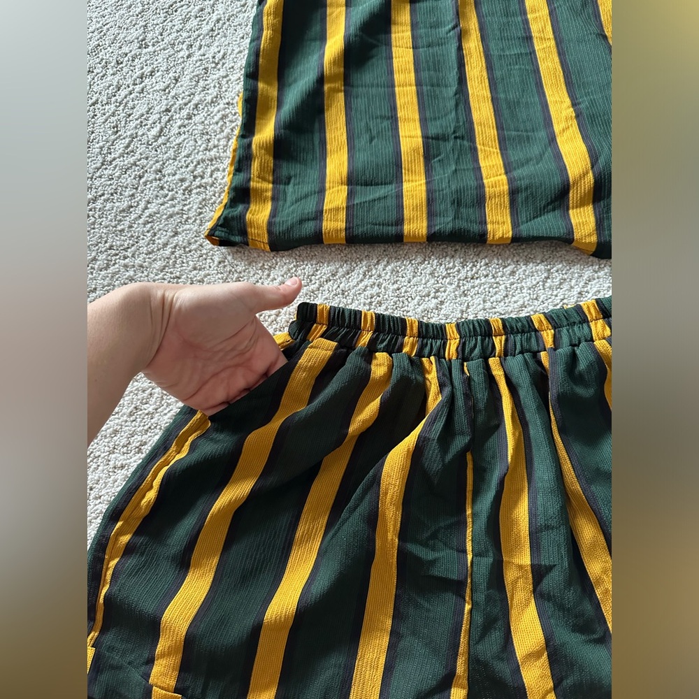 Zaful matching set (olive, black, yellow) - Picture 5 of 10